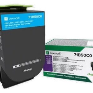 Lexmark CS317 | CX317 Cyan plavi Original Toner | 71B50C0